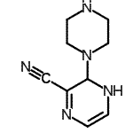 CAS#: 630120-87-5， 3-(1-Piperazinyl)-3,4-dihydro-2-pyrazinecarbonitrile