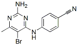 CAS#: 6303-42-0， 4-[(2-Amino-5-Bromo-6-Methyl-Pyrimidin-4-Yl)Amino]Benzonitrile