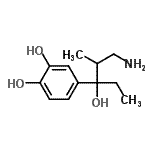 CAS#: 630394-83-1， 4-(1-Amino-3-hydroxy-2-methyl-3-pentanyl)-1,2-benzenediol