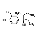 CAS#: 630395-04-9， 4-[(2R,3R)-1-Amino-3-hydroxy-2-methyl-3-pentanyl]-1,2-benzenediol