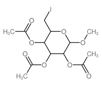 CAS#: 6304-96-7, Methyl 6-Deoxy-6-Iodo-.alpha.-D-Glucopyranoside Triacetate