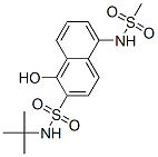 CAS#: 63059-34-7， N-(Tert-Butyl)-1-Hydroxy-5-[(Methylsulphonyl)Amino]Naphthalene-2-Sulphonamide