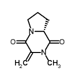 CAS#: 63095-63-6， (8aR)-2-Methyl-3-Methylenehexahydropyrrolo[1,2-a]Pyrazine-1,4-Dione