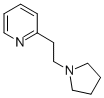 structure of CAS# 6311-90-6, 2-(2-Pyrrolidinoethyl)Pyridine;2-(2-1-Pyrrolidinylethyl)Pyridine;2-(2-Pyrrolidin-1-Yl-Ethyl)-Pyridine;Nsc42644