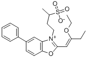 CAS#: 63148-98-1， 2-(2-Ethoxy-1-Butenyl)-5-Phenyl-3-(3-Sulfobutyl)Benzoxazolium Inner Salt