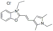 CAS#: 63149-22-4， 3-Ethyl-2-[2-(1-Ethyl-2,5-Dimethyl-1H-Pyrrol-3-Yl)Vinyl]Benzoxazolium Chloride