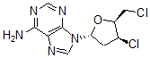 CAS#: 63162-55-0， 9-(3',5'-Dichloro-2',3',5'-trideoxy-beta-D-threo-pentafuranosyl)adenine