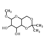CAS#: 63167-67-9， Methyl 4,6-O-Isopropylidenehexopyranoside