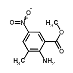 CAS#: 631911-94-9， Methyl 2-amino-3-methyl-5-nitrobenzoate