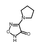 CAS 登录号：632292-00-3， 4-(1-吡咯烷基)-1,2,5-恶二唑-3(2H)-酮