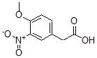 structure of CAS# 63304-80-3, 4-Methoxy-3-Nitro-BenzeneAcetic Acid;BENZENEACETIC ACID, 4-METHOXY-3-NITRO-;(4-METHOXY-3-NITROPHENYL)ACETIC ACID;4-METHOXY-3-NITRO-BENZENEACETIC ACID