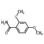 CAS#: 633313-77-6， 4-Methoxy-2-(methylsulfanyl)benzamide