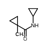 CAS#: 633317-71-2， N-cyclopropyl-1-methyl-cyclopropane-1-carboxamide