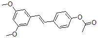 CAS#: 63366-83-6， 4-[(1E)-2-(3,5-Dimethoxyphenyl)Ethenyl]-Phenol 1-Acetate