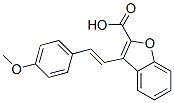 CAS#: 63405-24-3， 3-[2-(4-Methoxyphenyl)Ethenyl]Benzofuran-2-Carboxylic Acid