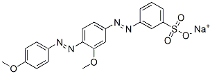 CAS#: 63405-85-6， Sodium 3-[[3-Methoxy-4-[(4-Methoxyphenyl)Azo]Phenyl]Azo]Benzenesulphonate