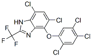 CAS#: 63405-99-2， 5,7-Dichloro-4-(2,4,5-Trichlorophenoxy)-2-(Trifluoromethyl)-1H-Benzimidazole