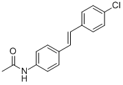 CAS#: 63407-59-0， N-[4-[(E)-2-(4-Chlorophenyl)Ethenyl]Phenyl]Acetamide