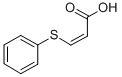 structure of CAS# 63413-91-2, 3-(Phenylthio)Acrylic Acid;(E)-3-Phenylsulfanylprop-2-Enoic Acid;3-(Phenylthio)Prop-2-Enoic Acid;(E)-3-(Phenylthio)Prop-2-Enoic Acid