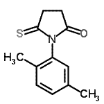 CAS 登录号：634151-19-2， 1-(2,5-二甲基苯基)-5-硫代-2-吡咯烷酮