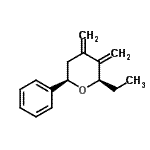 CAS#: 634154-22-6， (2R,6R)-2-Ethyl-3,4-bis(methylene)-6-phenyltetrahydro-2H-pyran