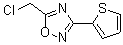 结构式 CAS# 63417-81-2, 5-(氯甲基)-3-(2-噻吩基)-1,2,4-恶二唑