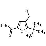 CAS 登录号：634171-67-8， 4-(氯甲基)-5-(2-甲基-2-丙基)-2-糠酰胺