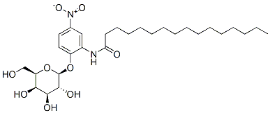 CAS#: 63424-42-0， N-[2-(beta-D-Galactopyranosyloxy)-5-Nitrophenyl]Palmitamide