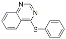 CAS 登录号：6344-76-9， 4-苯基巯基喹唑啉