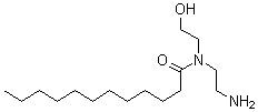 CAS 登录号：63451-21-8， N-(2-氨基乙基)-N-(2-羟基乙基)-十二碳酰胺