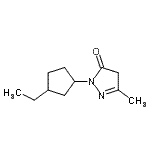 CAS#: 634586-05-3， 2-(3-Ethylcyclopentyl)-5-methyl-2,4-dihydro-3H-pyrazol-3-one