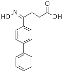 CAS 登录号：63472-13-9， (4Z)-4-(4-联苯基)-4-(羟基亚胺)丁酸