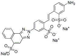 CAS#: 63503-96-8， Trisodium 2-[4-[2-(4-Amino-2-Sulphonatophenyl)Vinyl]-3-Sulphonatophenyl]-2H-Naphtho[1,2-d]Triazole-5-Sulphonate