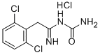 CAS#: 63504-15-4， N-Carbamoyl-2-(2,6-dichlorophenyl)acetamidine hydrochloride