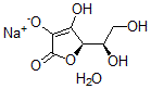 structure of CAS# 63524-04-9, D-Erythro-Hex-2-Enonic Acid gamma-Lactone Sodium Salt Hydrate (1:1:1);D-(+)-ISOASCORBIC ACID, SODIUM SALT MONOHYDRATE;D-ARABOASCORBIC ACID SODIUM SALT MONOHYDRATE;D-ISOASCORBIC ACID, SODIUM SALT MONOHYDRATE