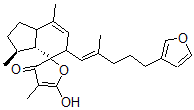 CAS#: 63555-48-6， (2R,3'S)-5'alpha-[(E)-5-(3-Furyl)-2-Methyl-1-Pentenyl]-1',2',3',3'aalpha,5',7'abeta-Hexahydro-3-Hydroxy-3'alpha,4,7'-Trimethylspiro[Furan-2(5H),4'-[4H]Inden]-5-One