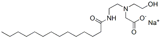 CAS#: 63556-21-8， Sodium N-(2-Hydroxyethyl)-N-[2-[(1-Oxotetradecyl)Amino]Ethyl]Glycinate