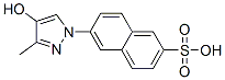 CAS 登录号：6357-97-7， 6-(4-羟基-3-甲基-1H-吡唑-1-基)萘-2-磺酸
