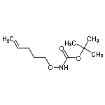 structure of CAS# 635757-94-7, 2-Methyl-2-propanyl (4-penten-1-yloxy)carbamate;tert-butyl pent-4-en-1-yloxycarbamate