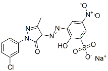 CAS#: 6359-96-2， Sodium 3-[[1-(3-Chlorophenyl)-4,5-Dihydro-3-Methyl-5-Oxo-1H-Pyrazol-4-Yl]Azo]-2-Hydroxy-5-Nitrobenzenesulphonate