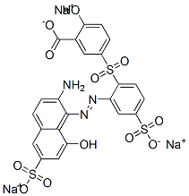 CAS#: 6360-12-9， 5-[[2-[(2-Amino-8-Hydroxy-6-Sulfo-1-Naphthalenyl)Azo]-4-Sulfophenyl]Sulfonyl]-2-Hydroxybenzoic Acid Trisodium Salt