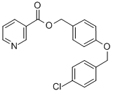 CAS#: 63608-11-7， 4-(4'-Chlorobenzyloxy)Benzyl Nicotinate