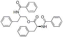 structure of CAS# 63631-36-7, Asperphenamate;[2-(Benzoylamino)-3-Phenyl-Propyl] 2-(Benzoylamino)-3-Phenyl-Propanoate;2-[(Oxo-Phenylmethyl)Amino]-3-Phenylpropanoic Acid [2-[(Oxo-Phenylmethyl)Amino]-3-Phenylpropyl] Ester;2-(Benzoylamino)-3-Phenyl-Propionic Acid [2-(Benzoylamino)-3-Phenyl-Propyl] Ester