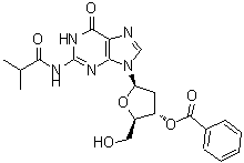 CAS#: 63660-23-1， 3'-O-Benzoyl-2'-Deoxy-N-Isobutyrylguanosine