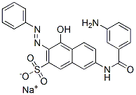 CAS#: 6369-35-3， Sodium 7-[(3-Aminobenzoyl)Amino]-4-Hydroxy-3-(Phenylazo)Naphthalene-2-Sulphonate