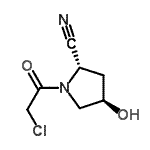 CAS#: 637018-81-6， (2S,4R)-1-(Chloroacetyl)-4-hydroxy-2-pyrrolidinecarbonitrile