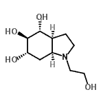 CAS#: 637034-24-3， (3aS,4R,5R,6S,7aS)-1-(2-Hydroxyethyl)octahydro-1H-indole-4,5,6-triol