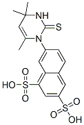 CAS#: 63704-46-1， 7-(1,2,3,4-Tetrahydro-4,4,6-Trimethyl-2-Thioxopyrimidin-1-Yl)-1,3-Naphthalenedisulfonic Acid