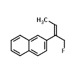 CAS#: 637041-35-1， 2-[(2E)-1-Fluoro-2-buten-2-yl]naphthalene