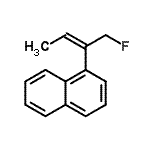 CAS#: 637041-36-2， 1-[(2E)-1-Fluoro-2-buten-2-yl]naphthalene